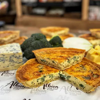 Albion Farm Broccoli & Stilton Quiche