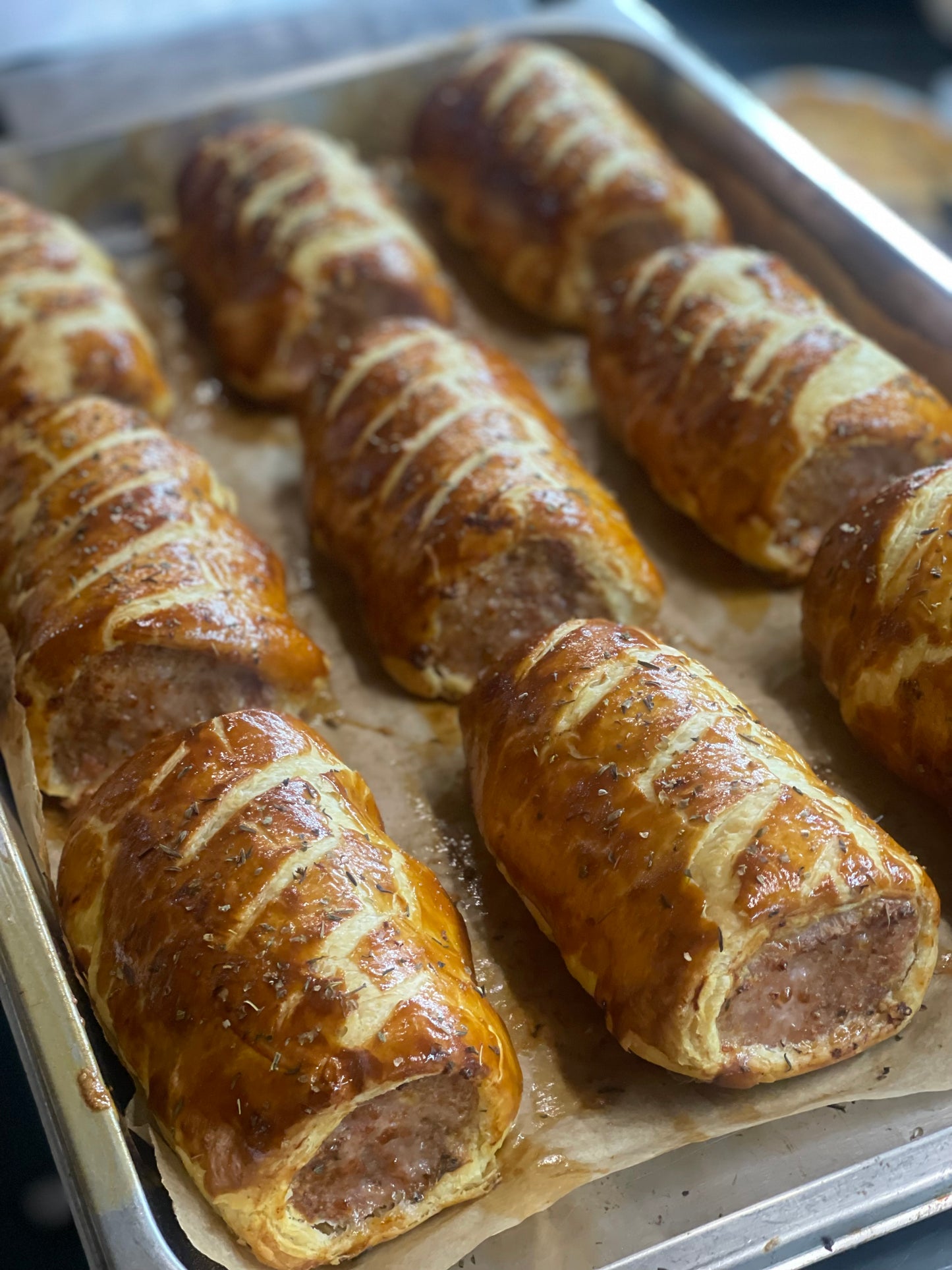 Albion Farm Long Herby Sausage Roll