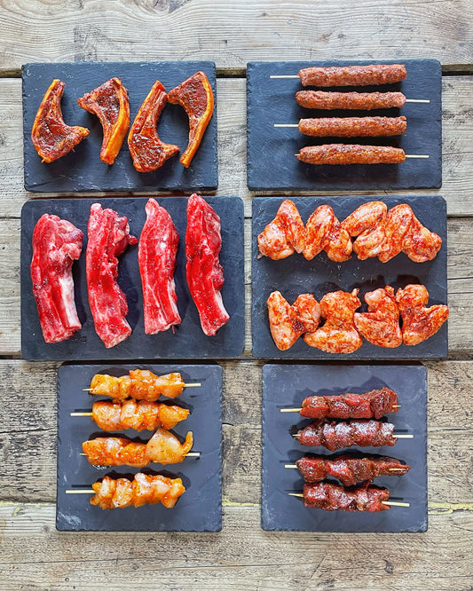 BBQ Pack Ribs, Wings, Kebabs & Chops