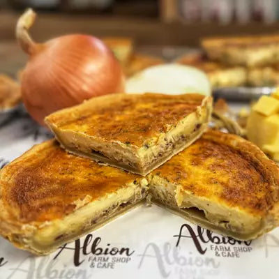 Albion Farm Cheese & Onion Quiche