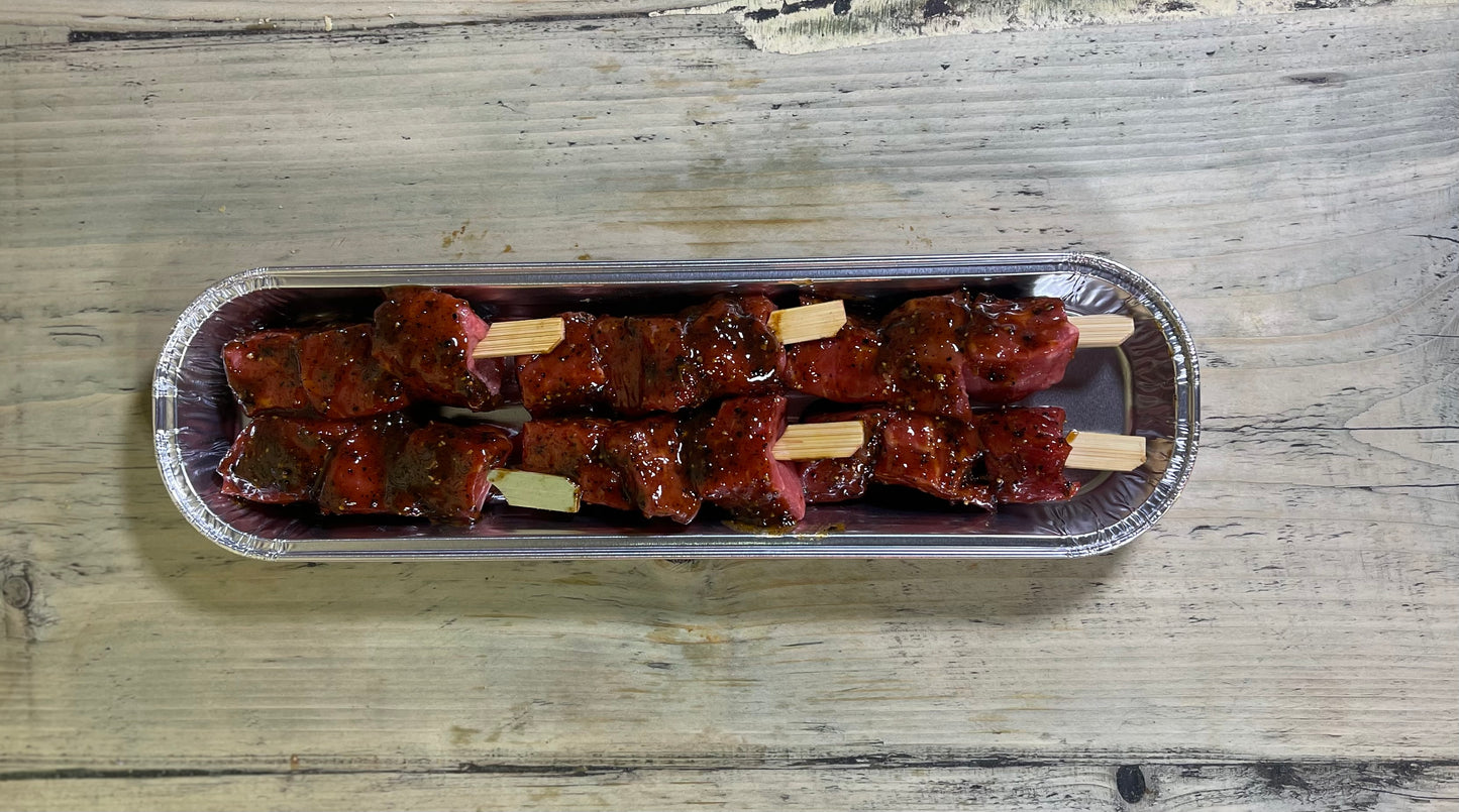 Black Garlic Beef Pintxos