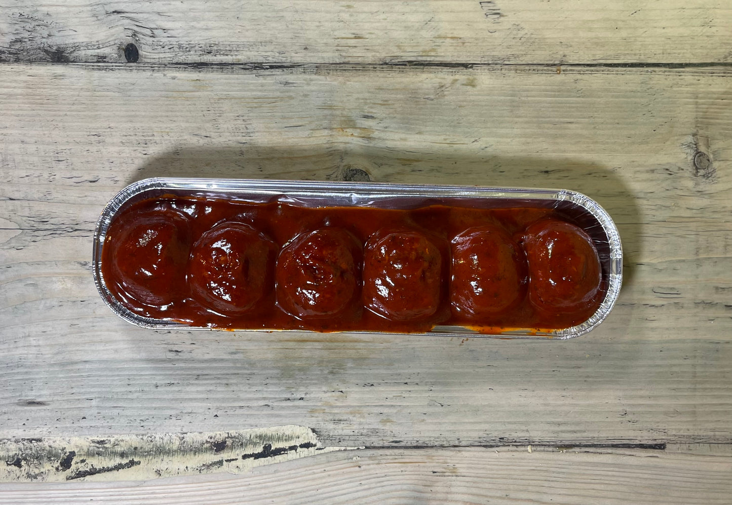 Bite-sized Beef Meatballs in Tomato Sauce