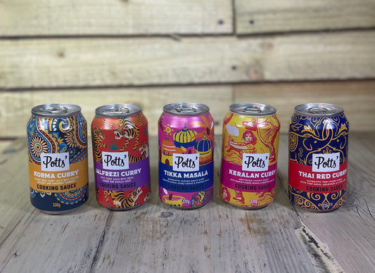 Potts Cooking Sauces - Curry Collection