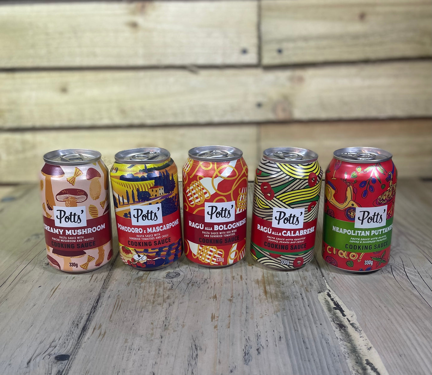 Potts Cooking Sauces - Italian Collection