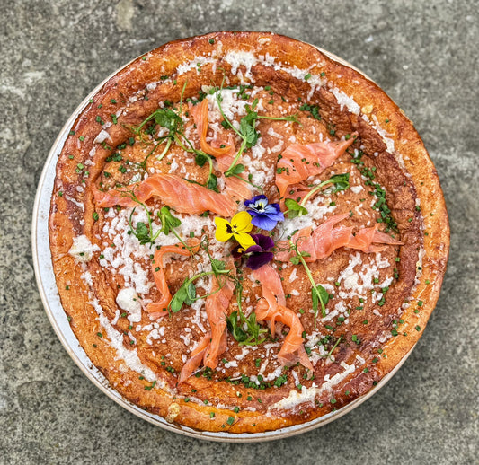 Albion Farm Smoked Salmon & Asparagus Quiche