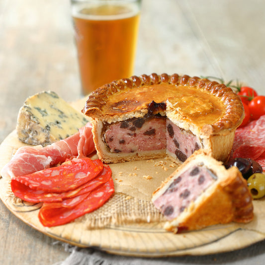 Voakes Pork Pie with Black Pudding & Red Onion Chutney